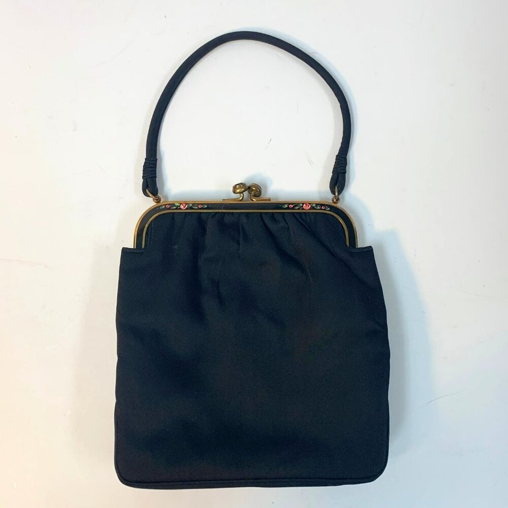 Vintage Harry Rosenfeld Black Evening Bag Classic